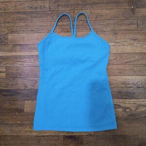 Teal Lululemon Power Y Tank Top